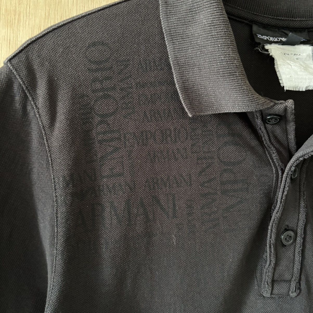 Emporio Armani Vintage Emporio Armani Printed Logo Polo Shirts Size US S / EU 44-46 / 1 - 2 Thumbnail
