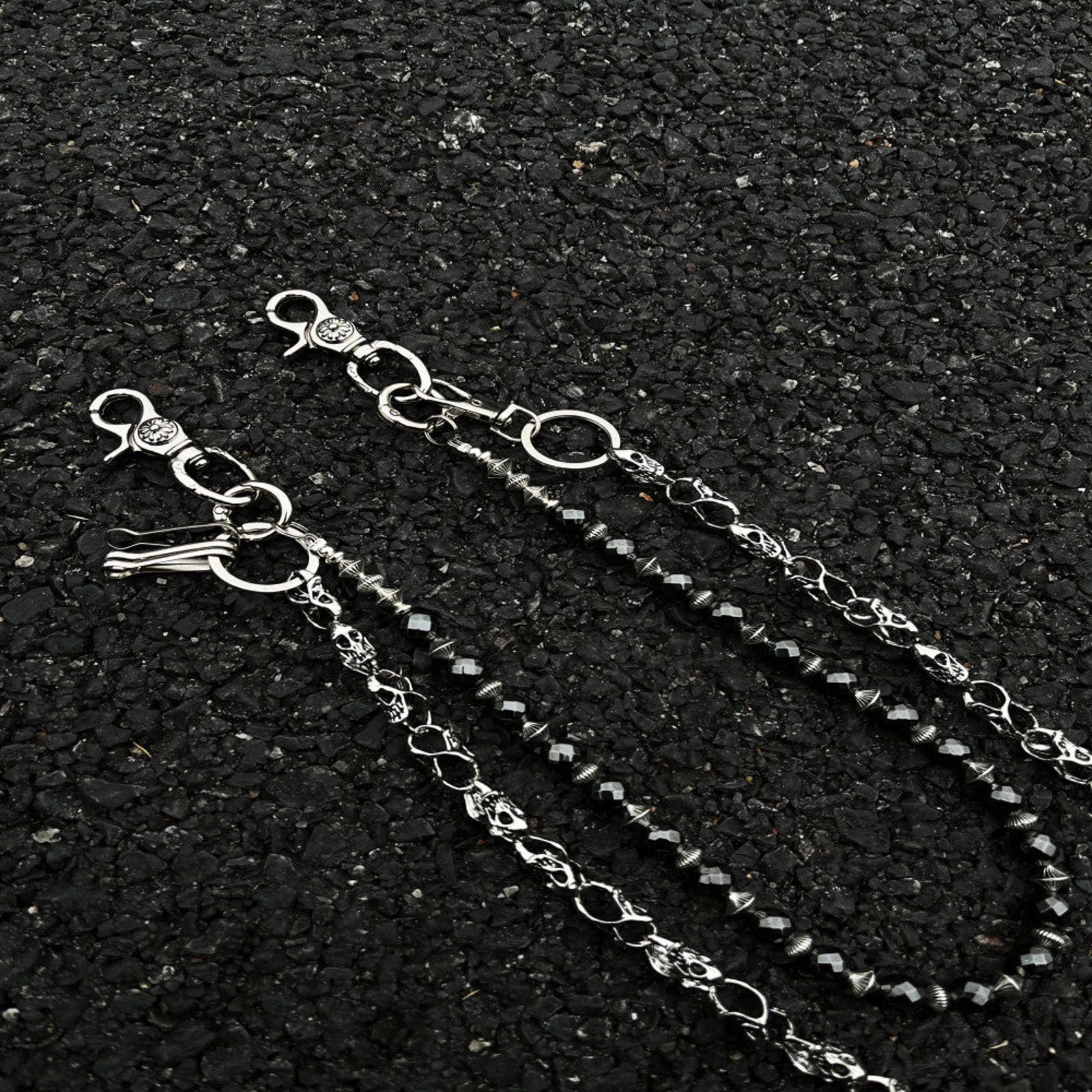 Other Layered Silver Wallet Chain Size ONE SIZE - 8 Thumbnail