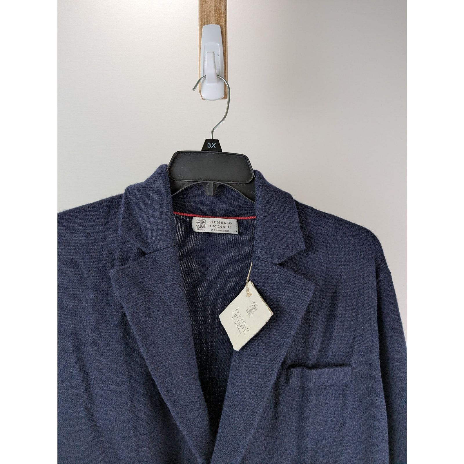 Brunello Cucinelli o1rshd1 CC20 Double-Breasted Blazer in Blue Size US M / EU 48-50 / 2 - 7 Thumbnail