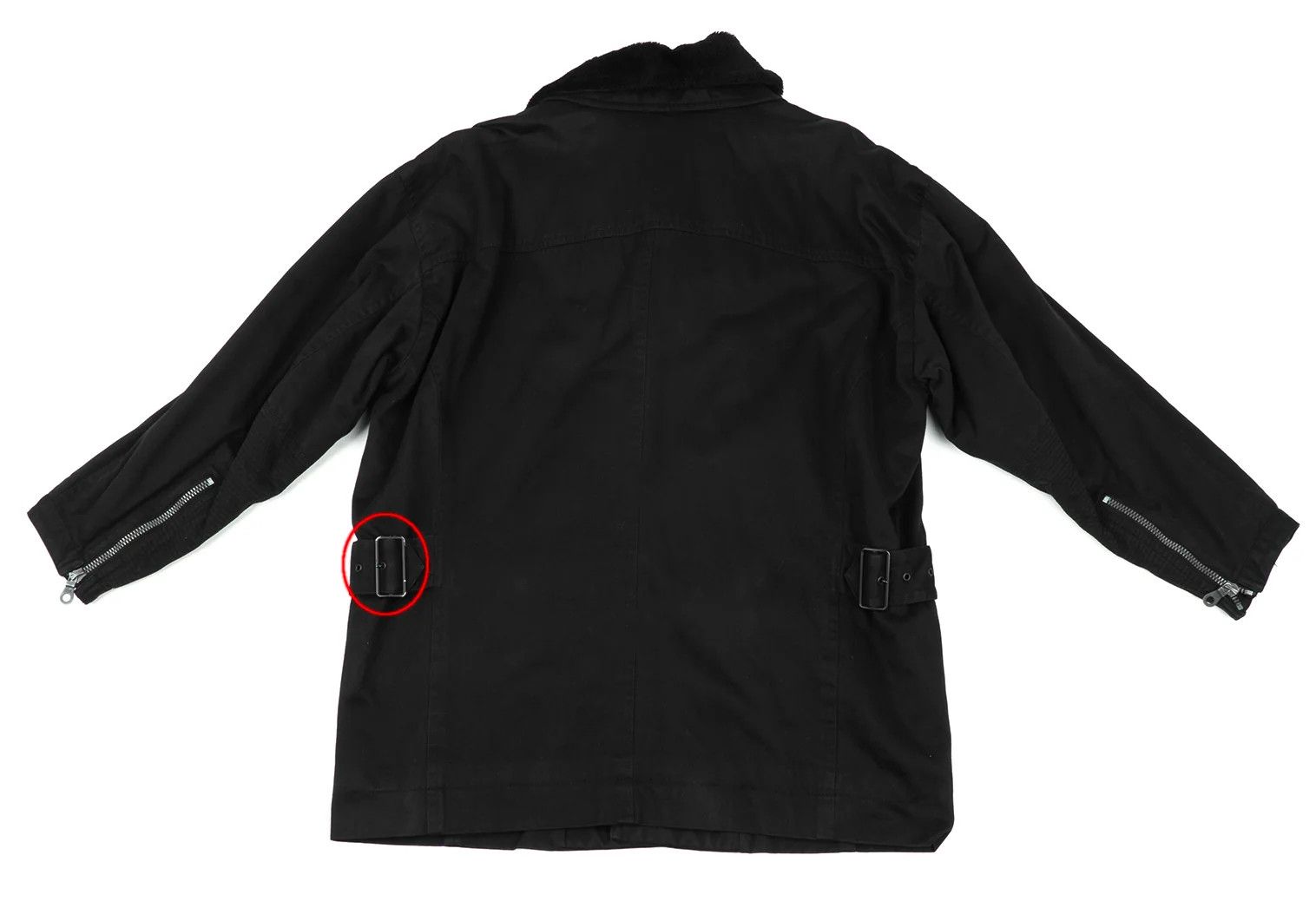 Issey Miyake Quilted L Jacket with Riri Zip Cuffs in Black, Size L Size US L / EU 52-54 / 3 - 14 Thumbnail