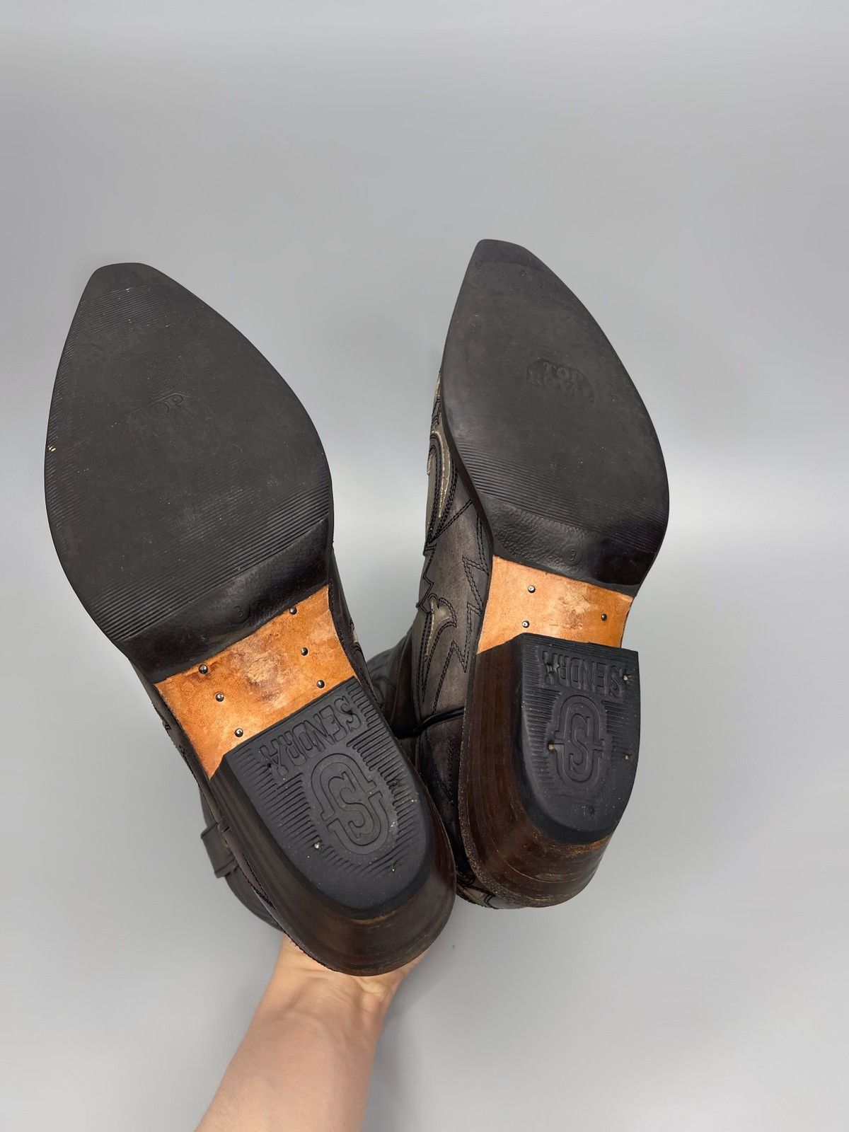 Cowboy Equipment × Sendra × Vintage RARE Sendra Western Cowboy Boots Size US 5.5 / EU 38 - 8 Thumbnail