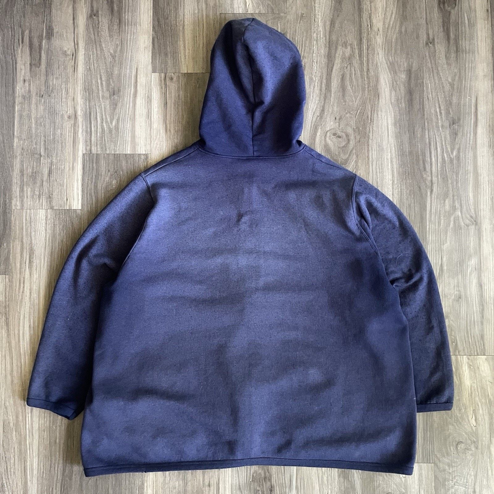 Vintage Vintage Gradient Sun Faded Zip Up Hoodie Sweatshirt Size XXL Size US XXL / EU 58 / 5 - 7 Thumbnail