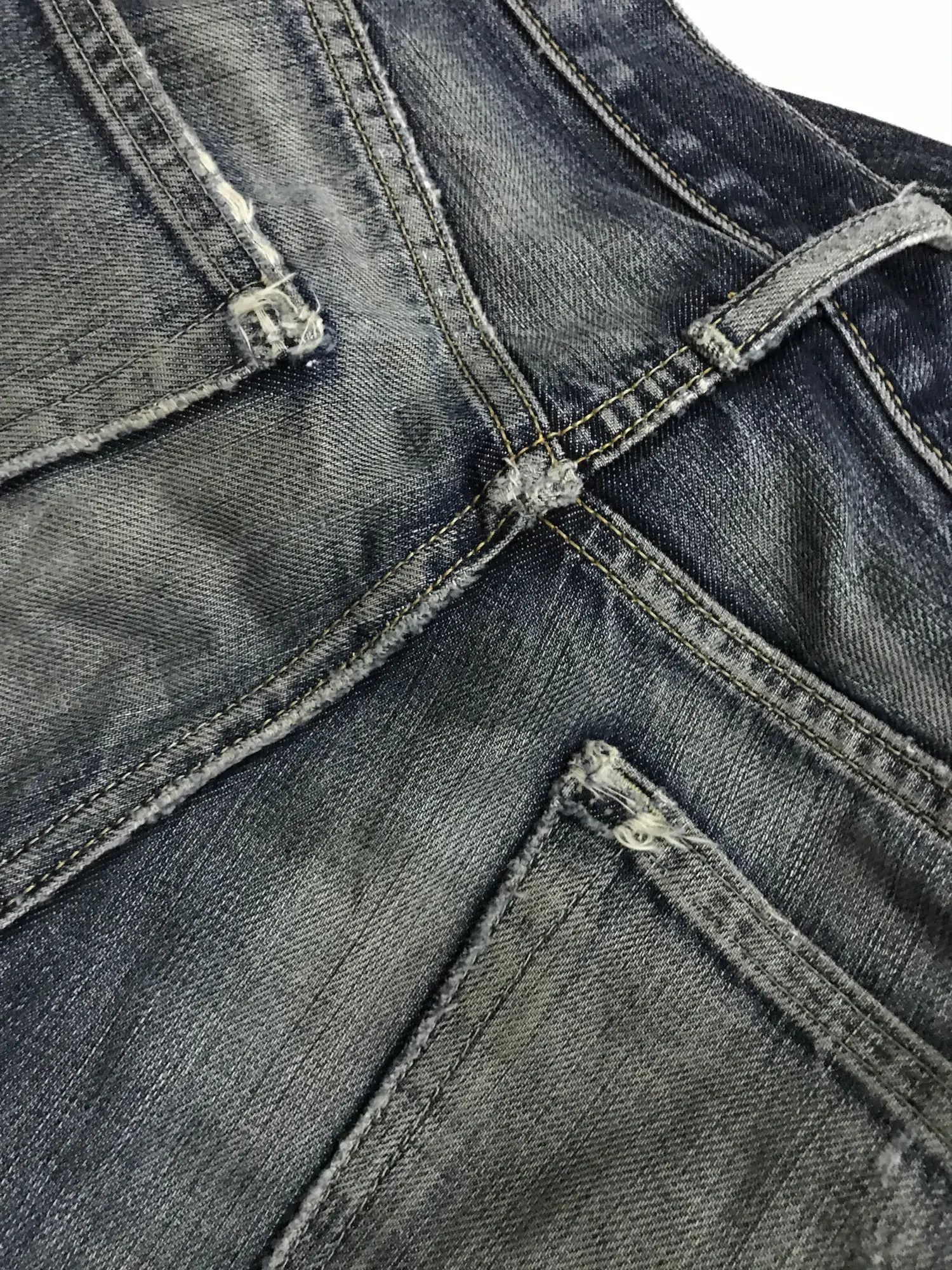Uniqlo UNIQLO UJ indigo Distressed Denim Size US 32 / EU 48 - 15 Thumbnail
