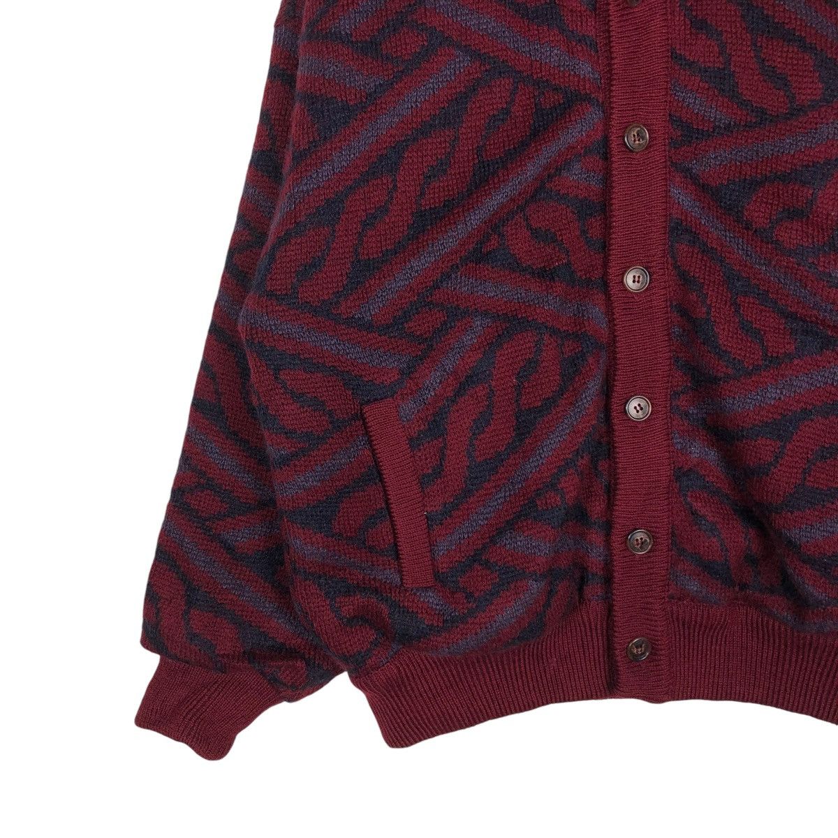 Japanese Brand 🔥VINTAGE CARDIGAN BOMBER JACKET MODIGLIANI ITALY Size US L / EU 52-54 / 3 - 6 Thumbnail