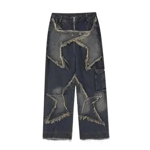 VIBE Sticking Pentagram straight star jeans Size US 32 / EU 48 - 1 Thumbnail