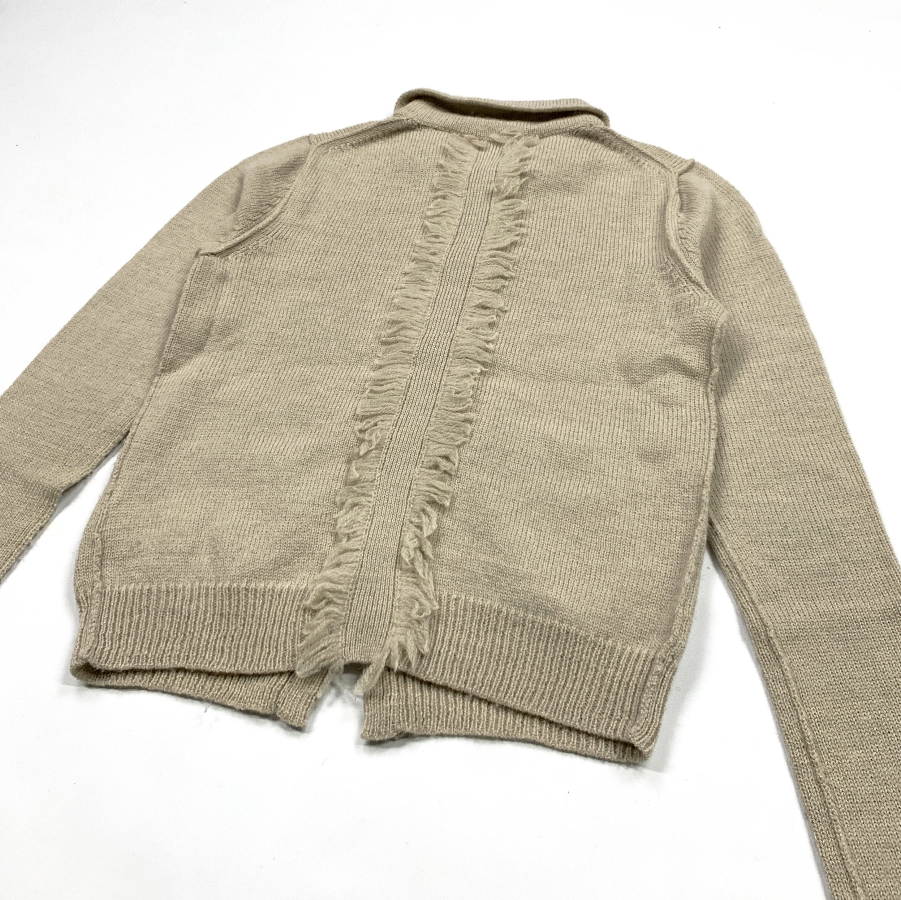 Yohji Yamamoto 00's Spine Knit Sweater Size S / US 4 / IT 40 - 2 Thumbnail
