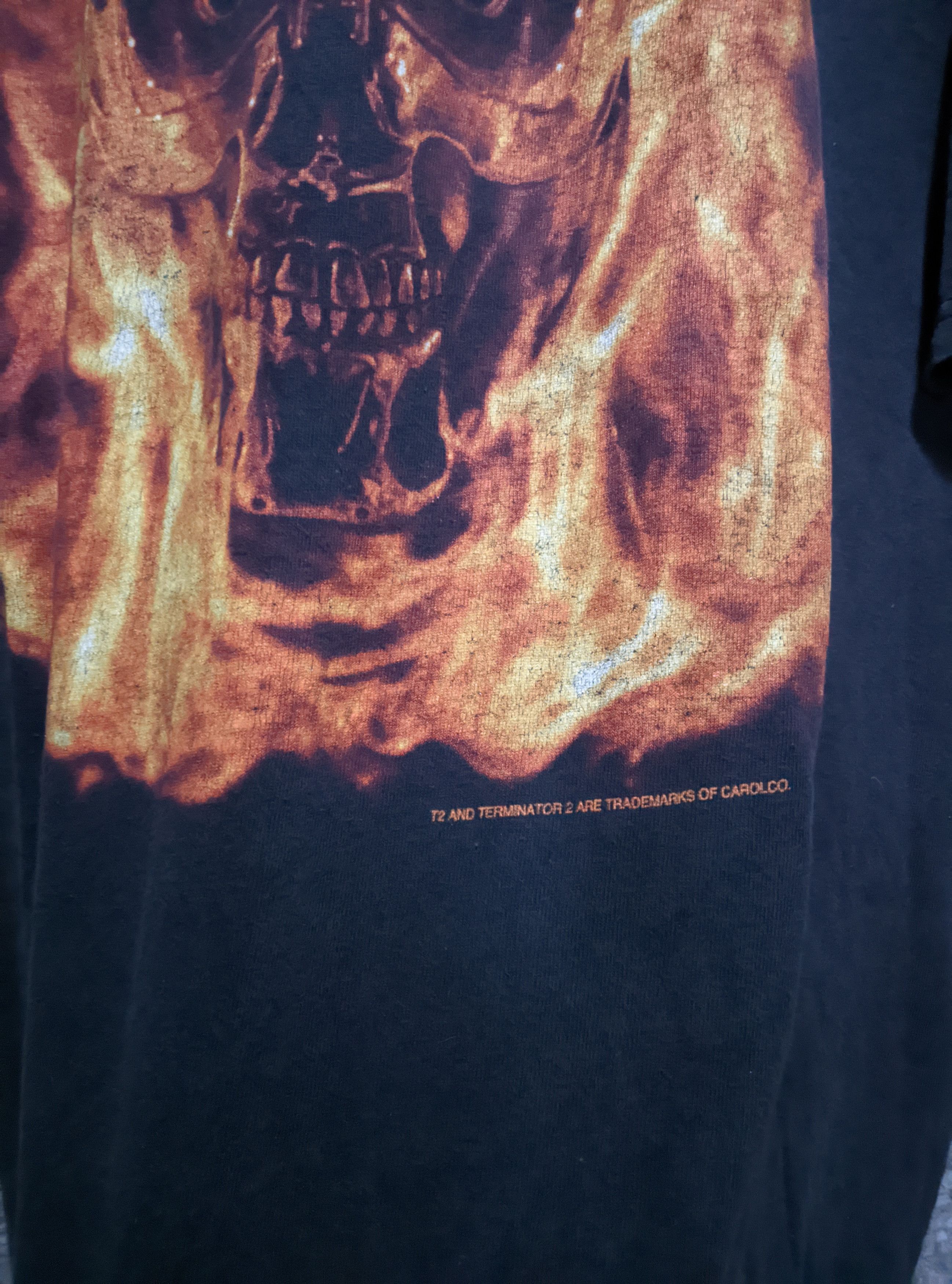 Vintage Vintage 1996 Terminator 2 movie promo t shirt Size US XXL / EU 58 / 5 - 8 Thumbnail