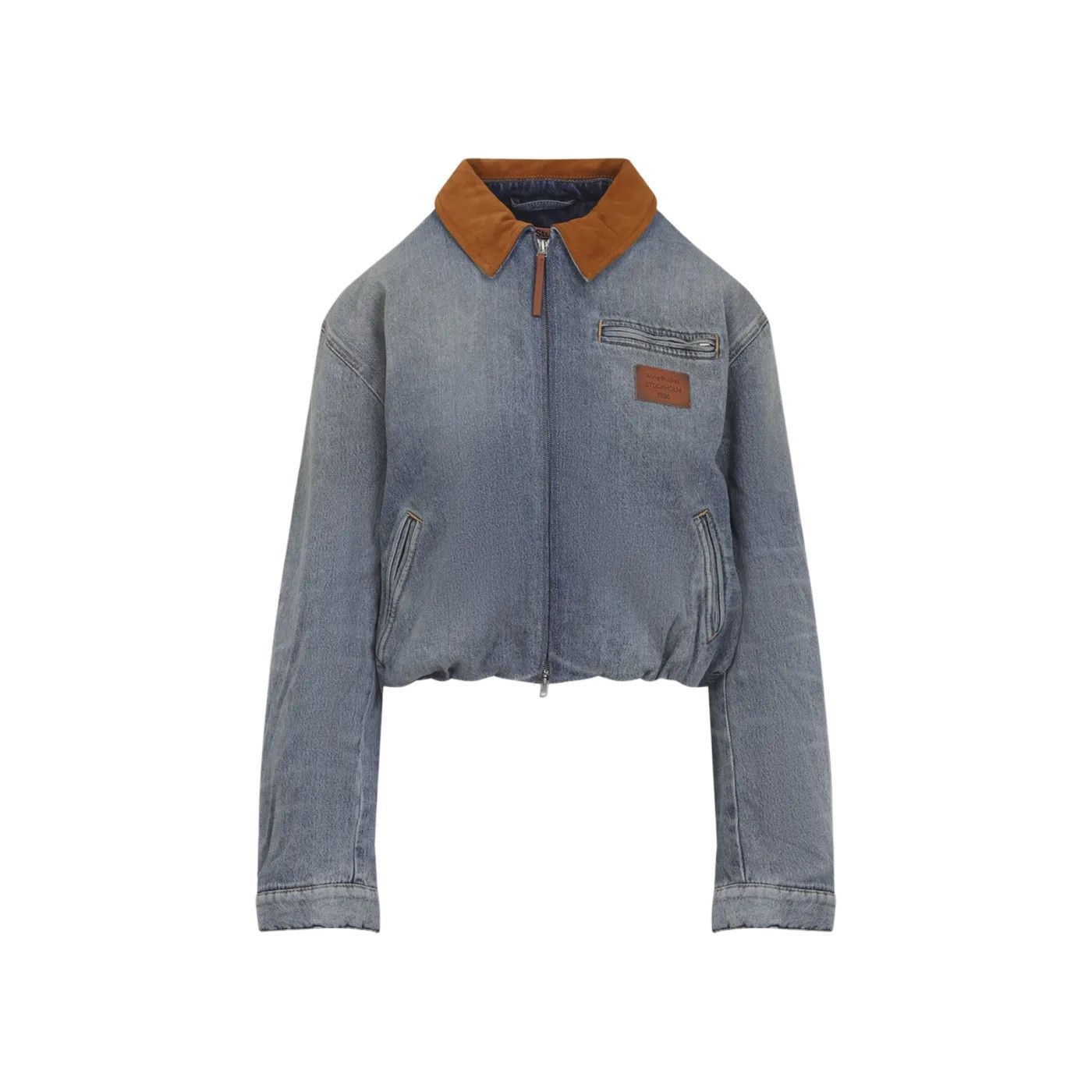 Acne Studios ACNE STUDIOS Mid Blue Denim Jacket New & Authentic (Women's Size M / US 6-8 / IT 42-44 - 1 Thumbnail