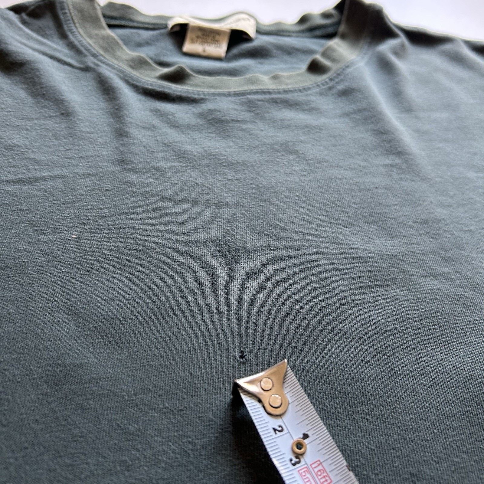 Eddie Bauer Vintage Y2K Eddie Bauer T Shirt Large Green Blank Faded Rare Size US L / EU 52-54 / 3 - 8 Thumbnail