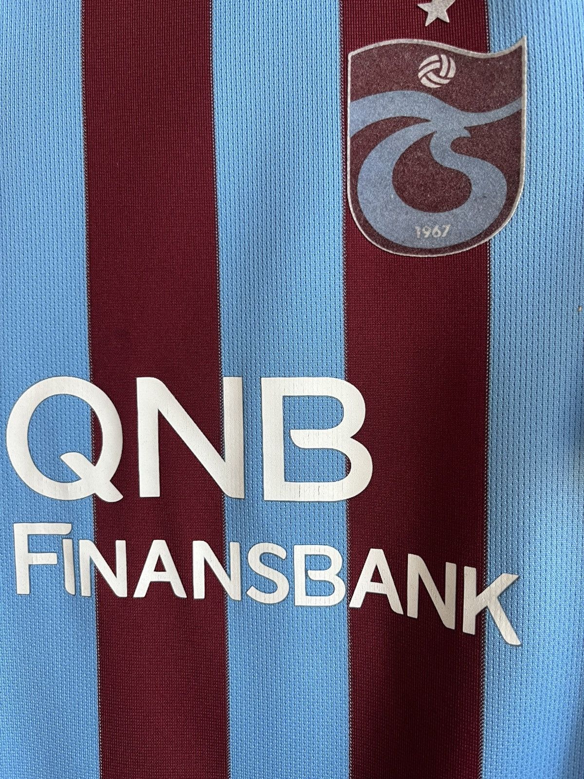 Nike × Vintage Trabzonspor Football Home Shirt 2016-17 Nike Burgundy Blue Size US S / EU 44-46 / 1 - 5 Thumbnail