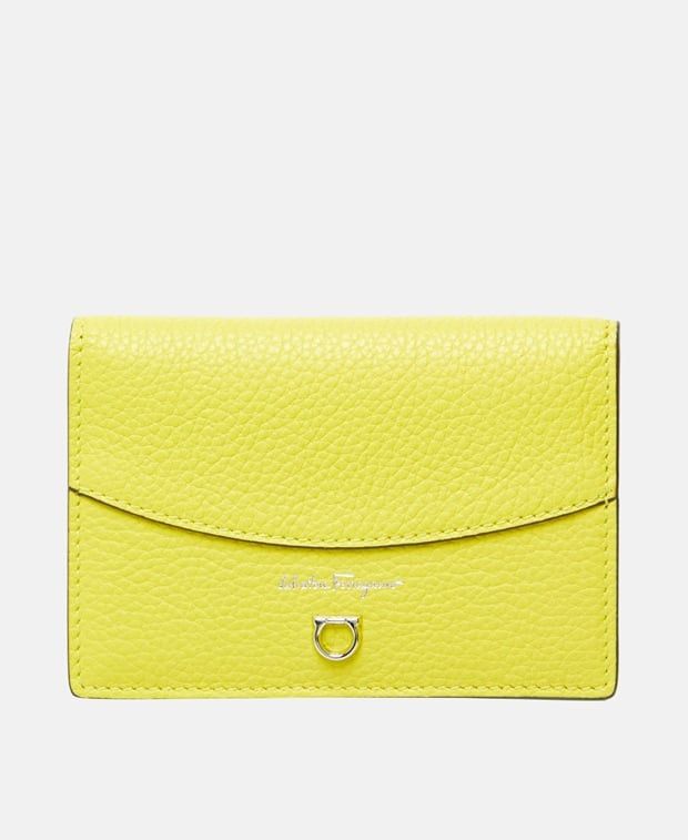 Salvatore Ferragamo Leather card holder Size ONE SIZE - 1 Thumbnail