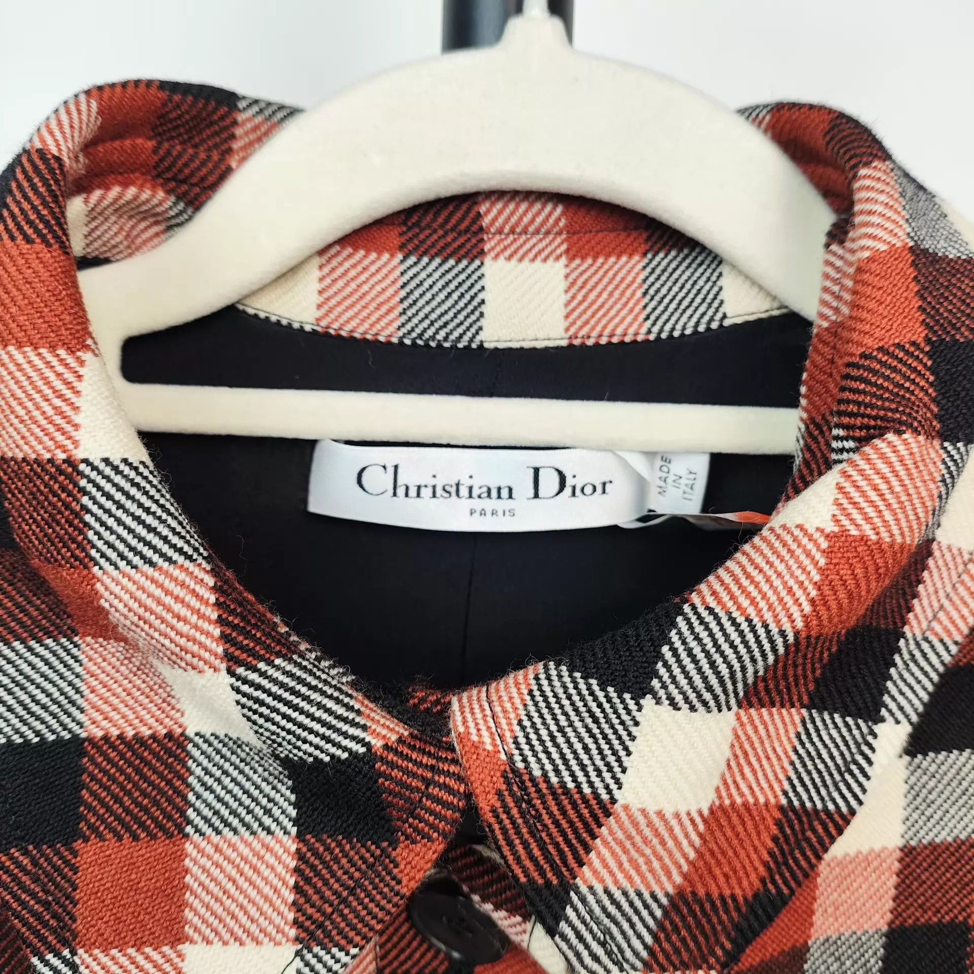 Dior Dior Wool Sleeveless Check Dress Red-Black 34 Size XS / US 0-2 / IT 36-38 - 4 Thumbnail