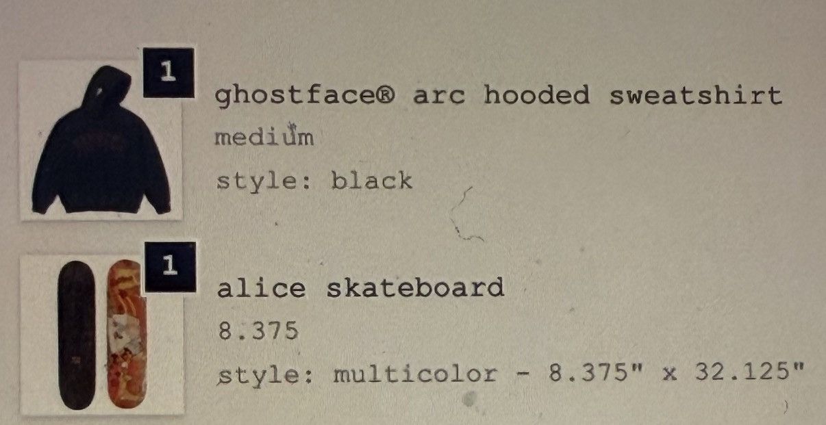 Supreme Supreme Ghostface Arc Hooded Sweatshirt Medium Size US M / EU 48-50 / 2 - 3 Thumbnail