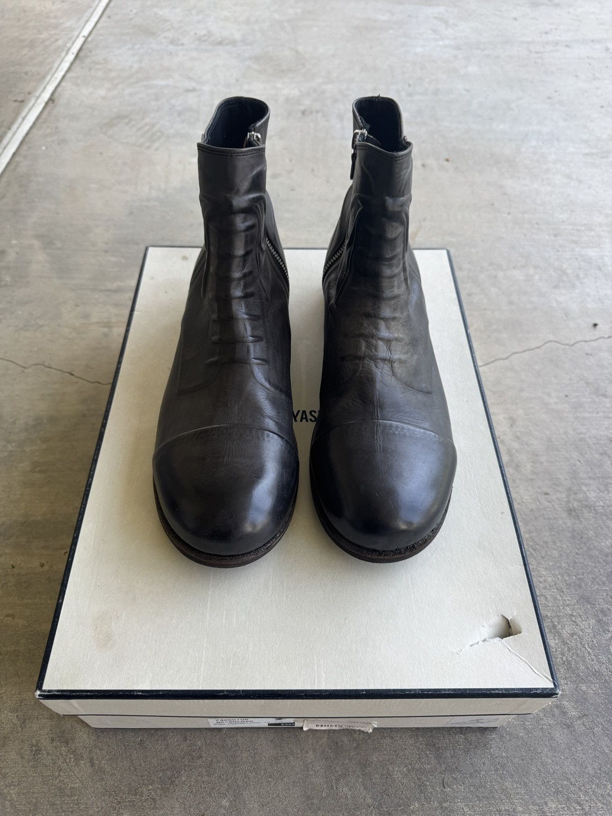 Maison MIHARA YASUHIRO Side Zip Layered Pirate Boots | Grailed