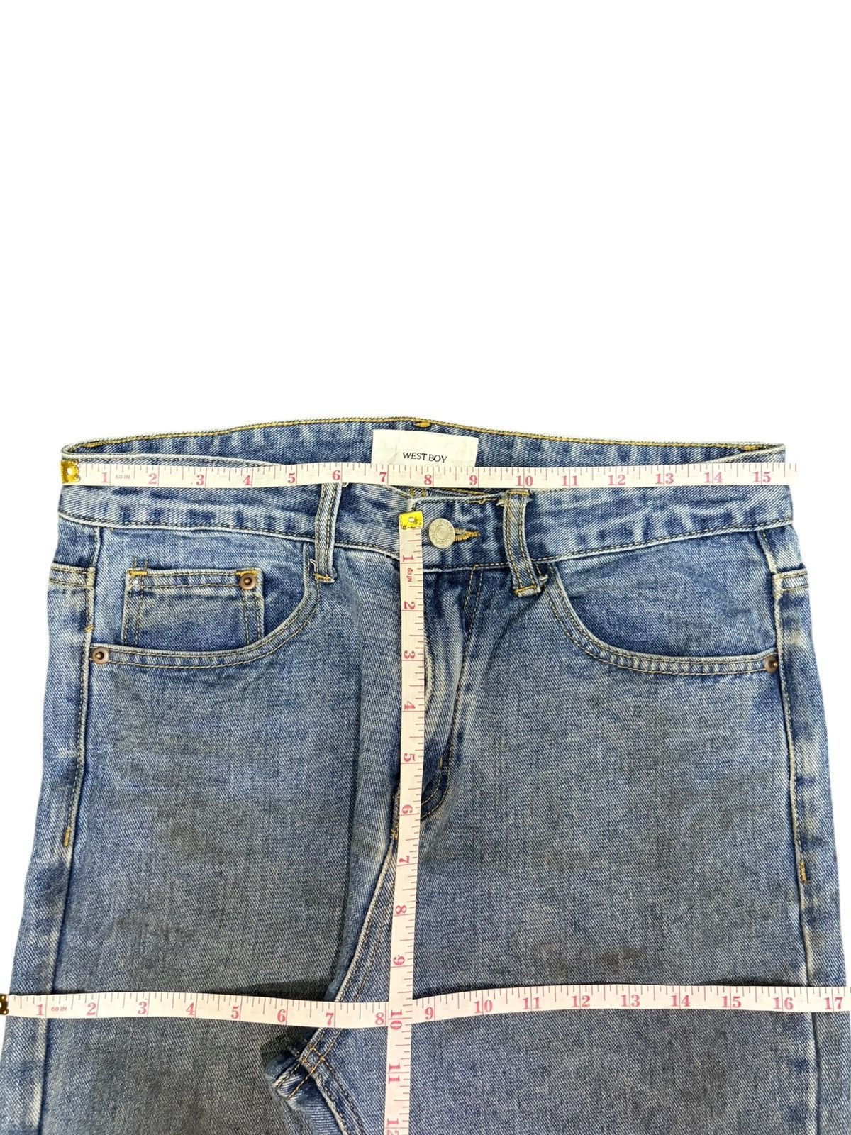 Wrangler Vintage Japanese Brand Dirtied Wash Flare Jeans Size US 31 - 6 Thumbnail