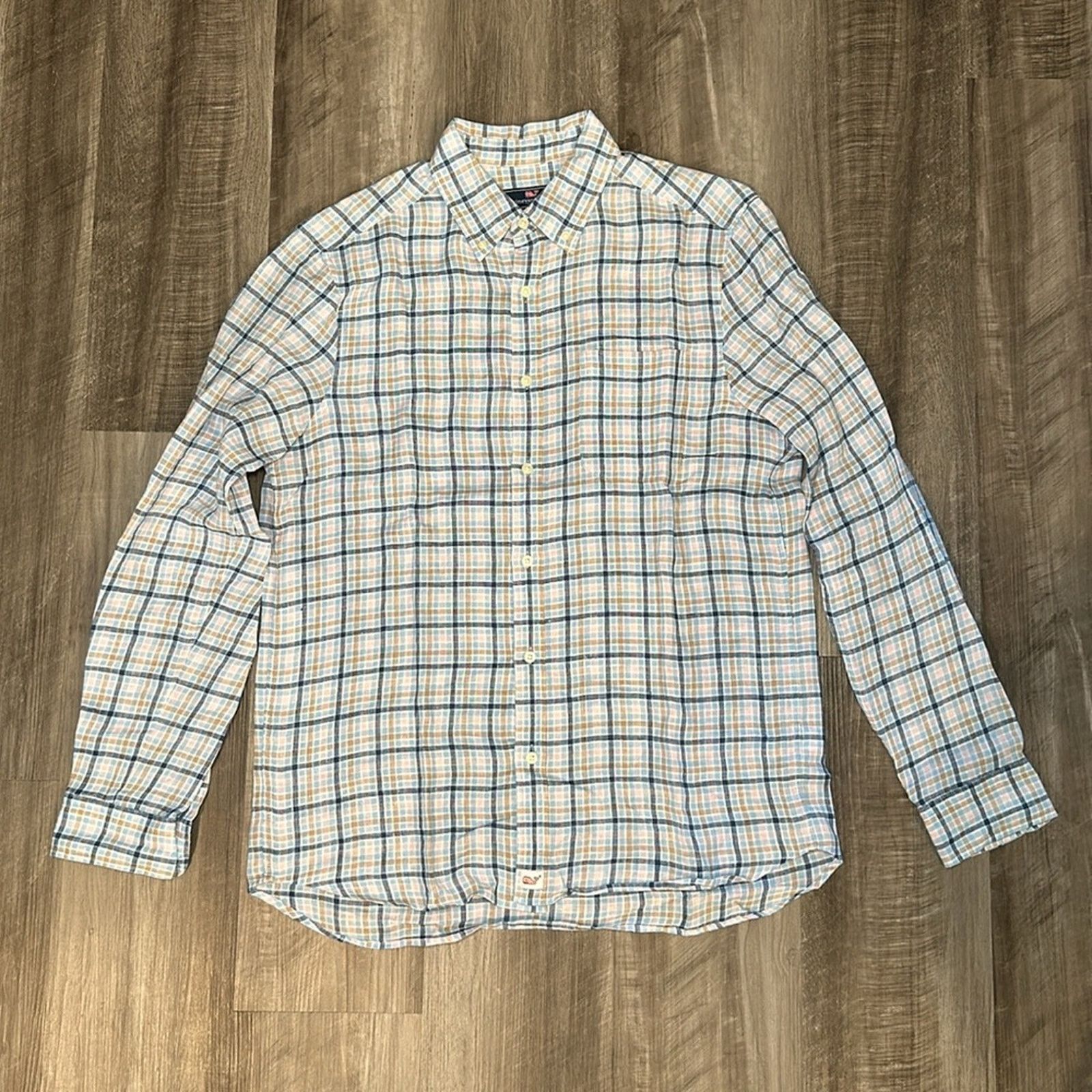 Vineyard Vines Vineyard Vine Classic Fit Linen Long Sleeve - Medium Size US M / EU 48-50 / 2 - 2 Thumbnail