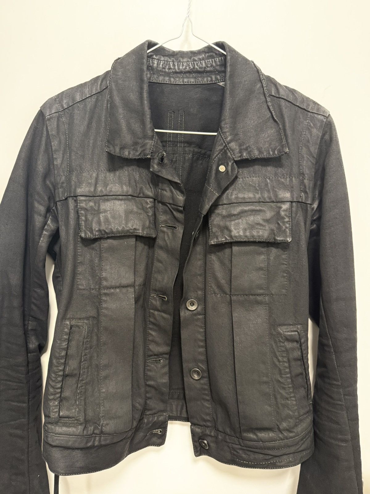 Rick Owens Drkshdw Rick Owens DRKSHDW Olmar & Mirta Denim Jacket ( SOLD ) Size S / US 4 / IT 40 - 3 Thumbnail
