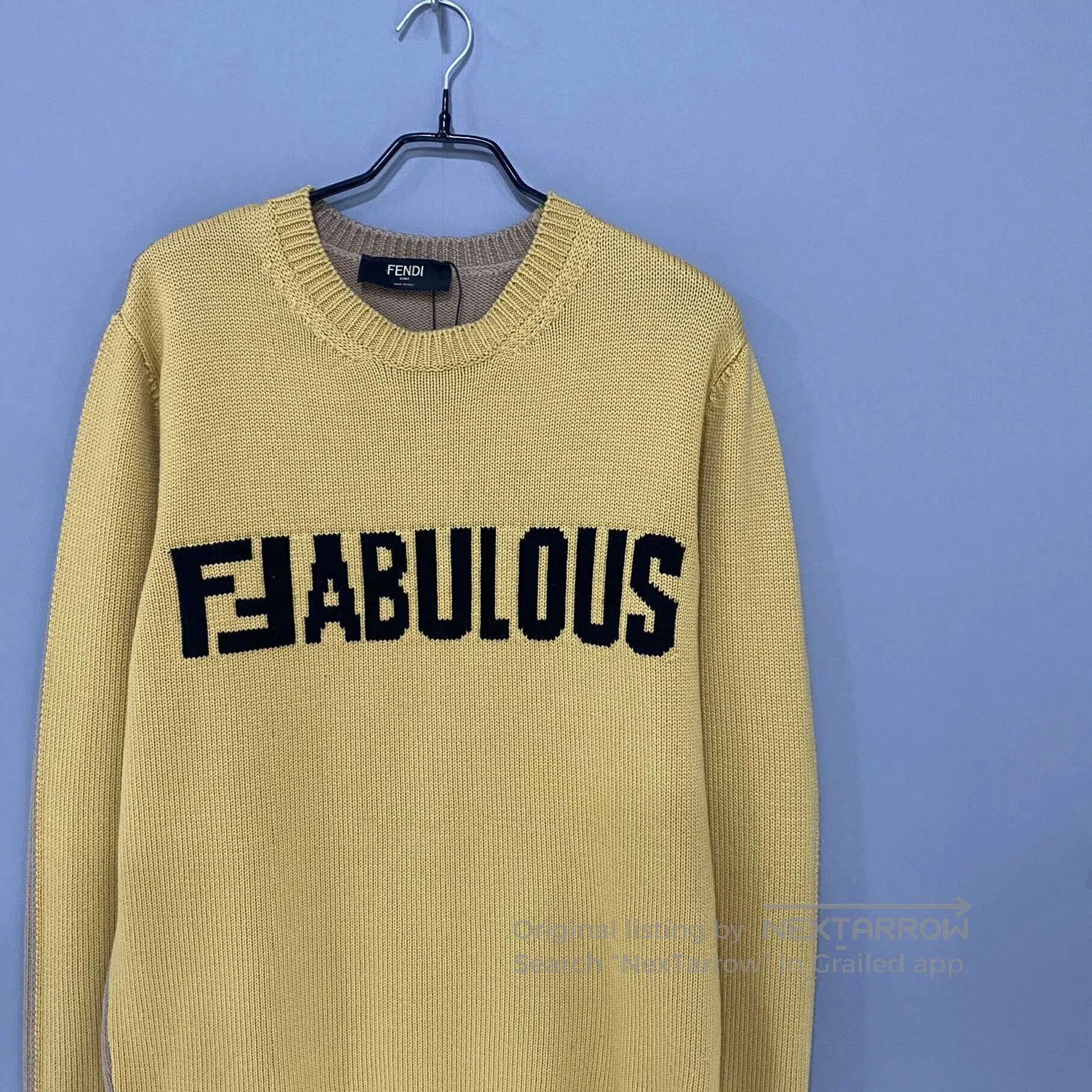 Fendi fendi color block logo sweater. Size US L / EU 52-54 / 3 - 1 Thumbnail
