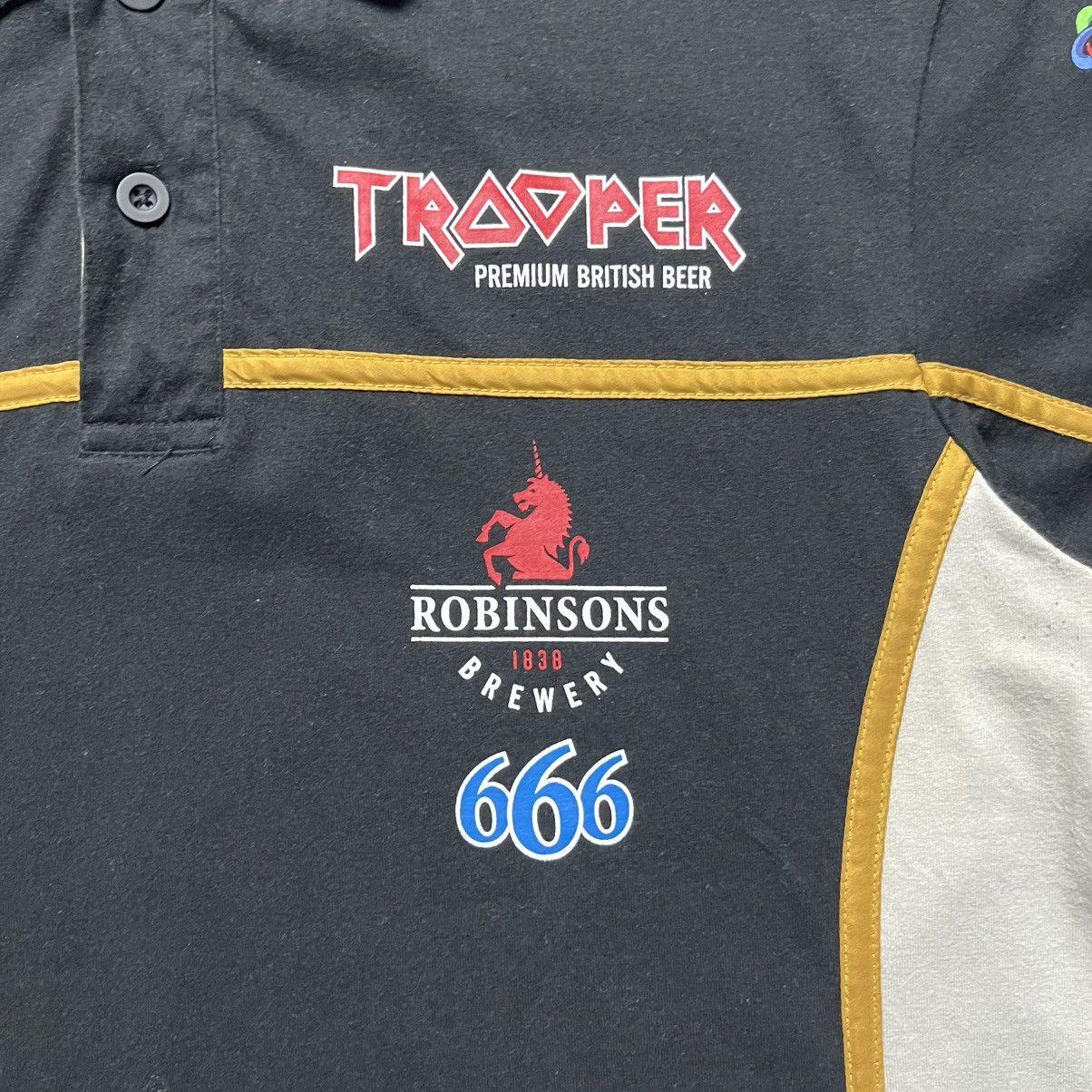 Iron Maiden Peter Hickman Racing Hicky 666 The Trooper Iron Maiden Polo Size US L / EU 52-54 / 3 - 5 Thumbnail