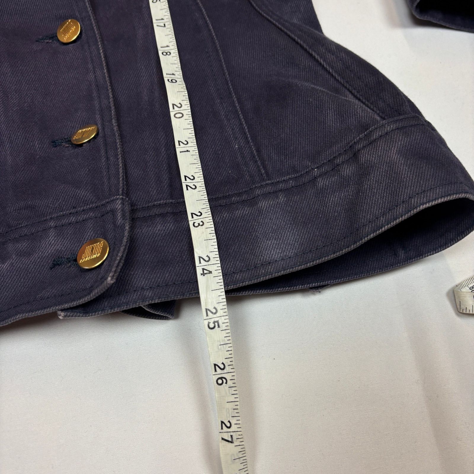 Jean Paul Gaultier Vintage Junior Jean Paul Gaultier Denim Vest Skirt Set Size 28" / US 6 / IT 42 - 9 Thumbnail