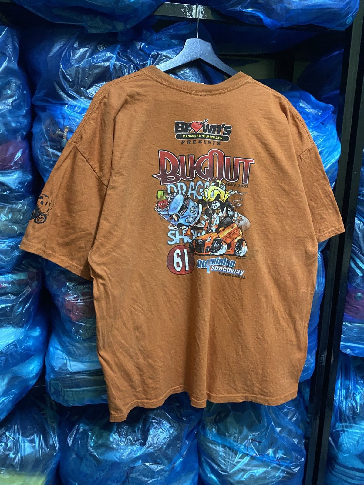 Vintage VINTAGE Y2K BUG OUT DOMINAN SPEEDWAY SHIRT Size US XL / EU 56 / 4 - 10 Thumbnail
