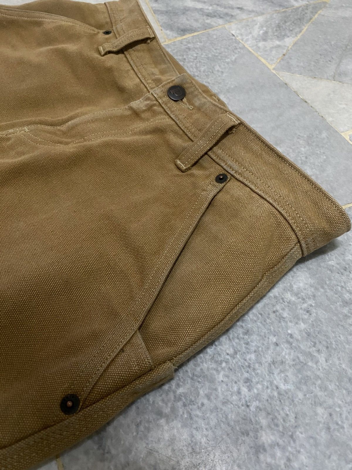 Japanese Brand Patagonia Iron Forge Hemp Canvas Barn Pants - Cinch Back Size US 32 / EU 48 - 5 Thumbnail