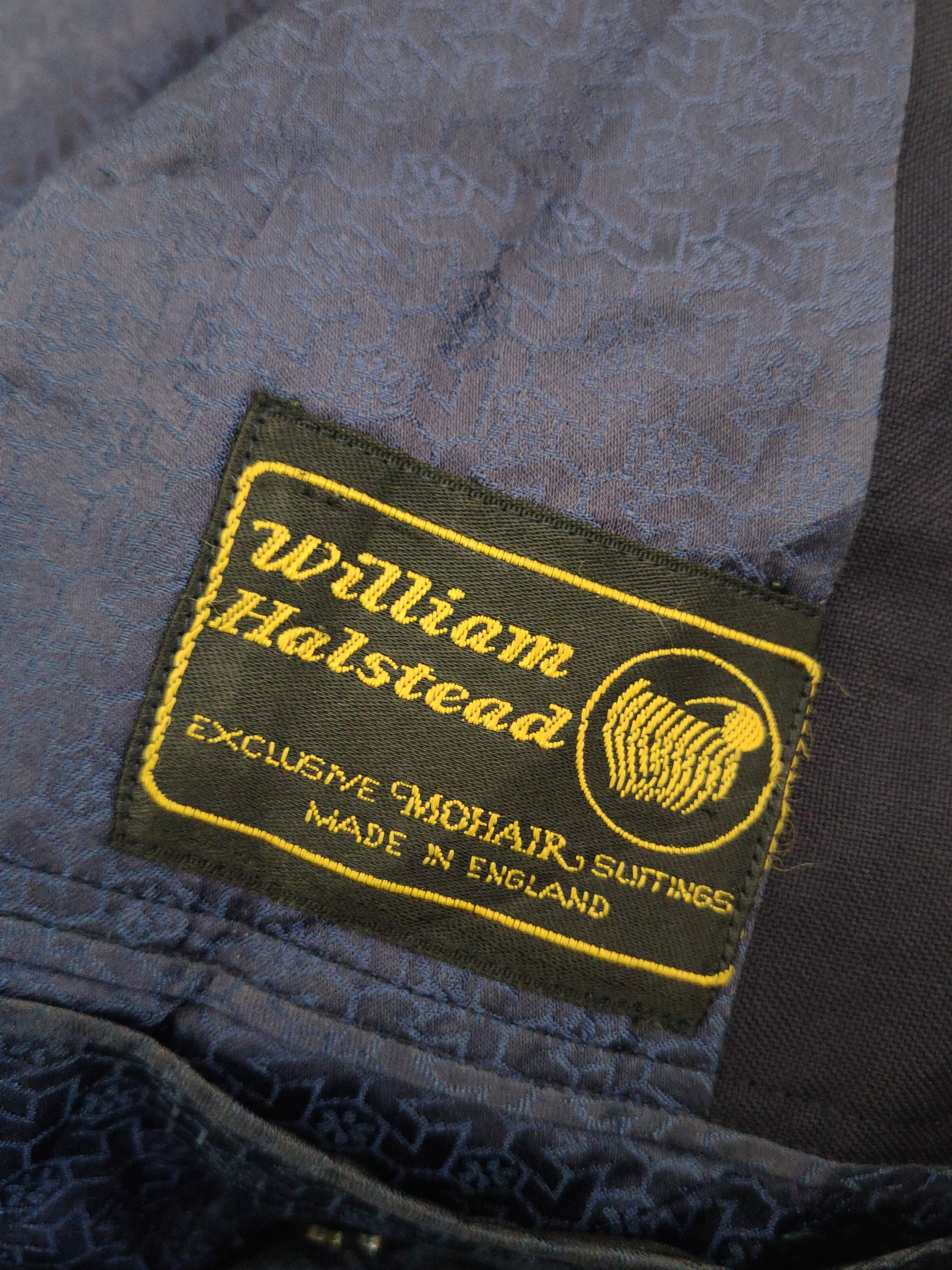 Vintage Vintage William Halstead Navy Blazers Size US M / EU 48-50 / 2 - 12 Thumbnail