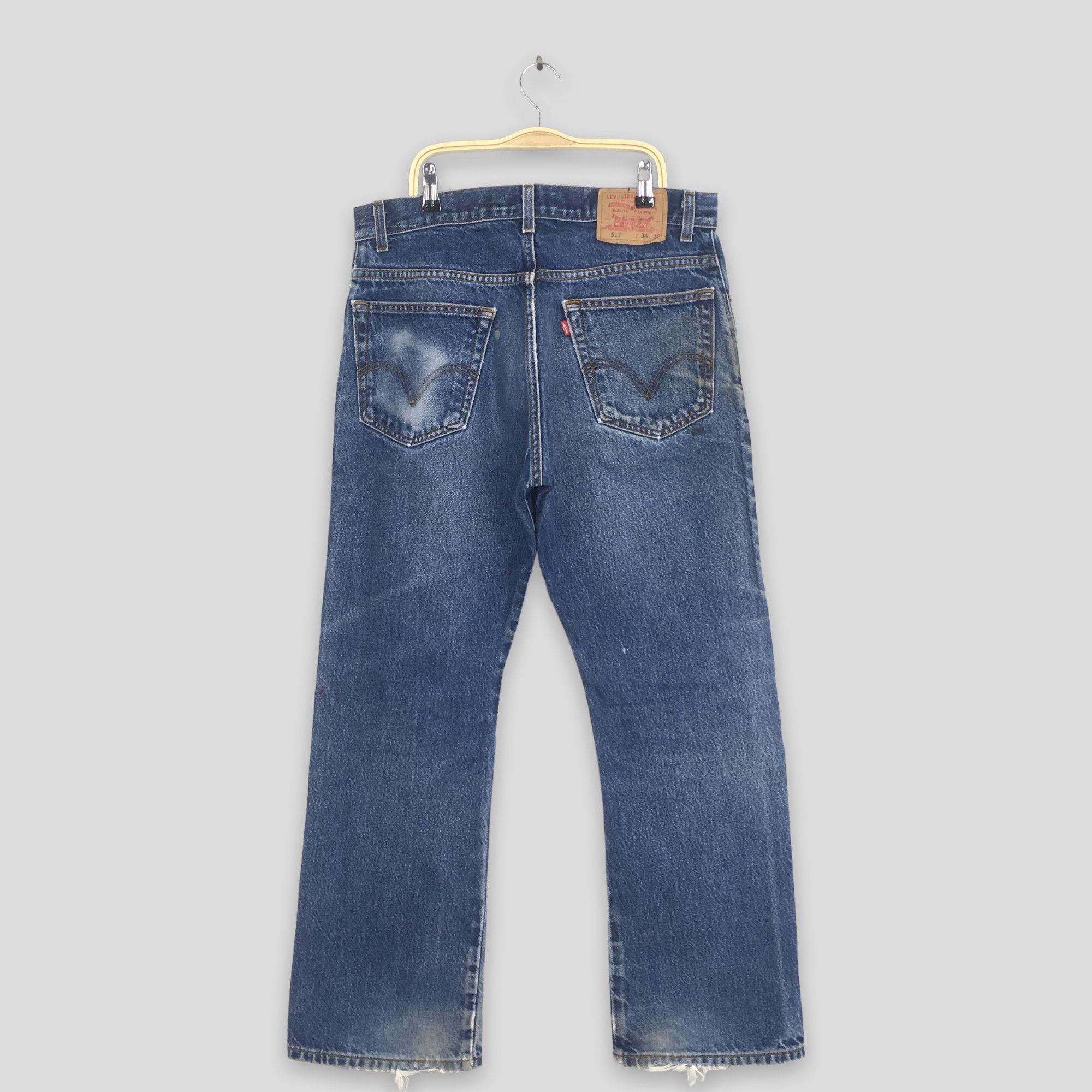 Levi's Size 33x30 Vintage Y2K Levi's 517 Bootcut Flared Jeans S1991 Size US 33 - 9 Thumbnail
