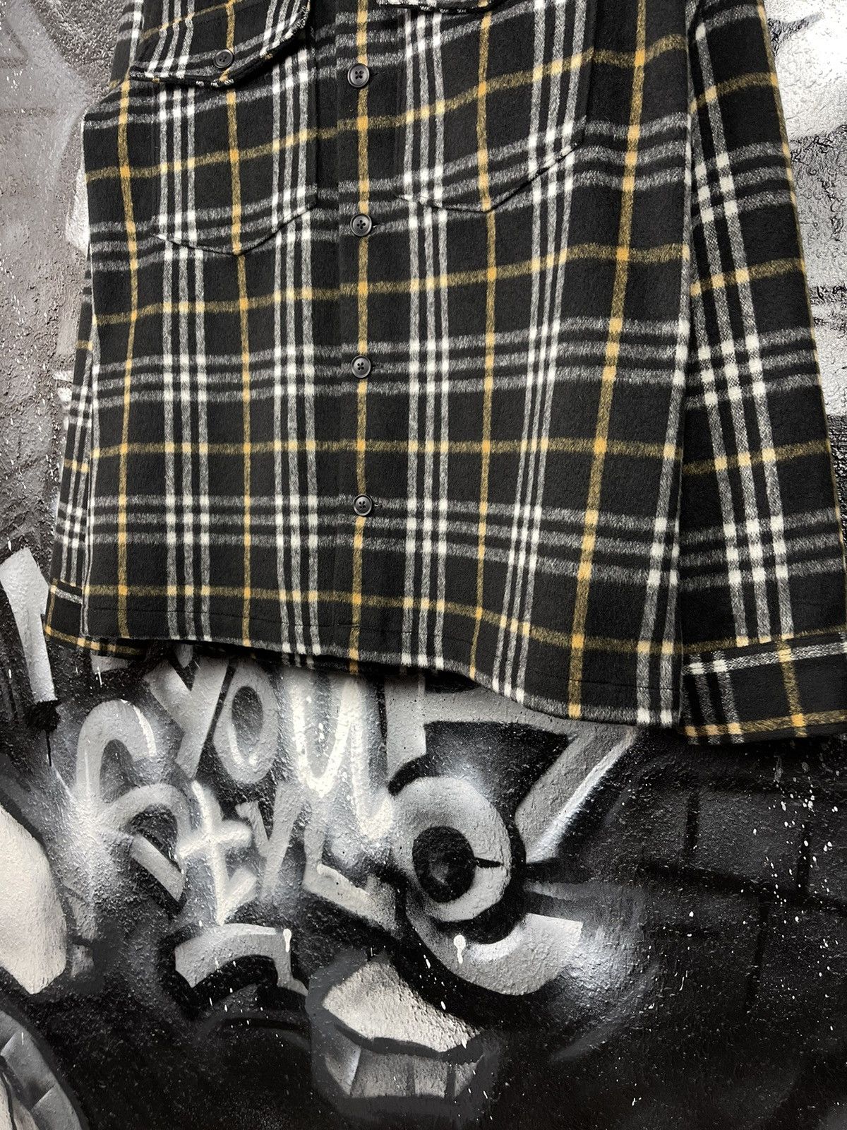 Allsaints × Flannel Allsaints Berthhold Shirt Button Up Men’s Size L Size US L / EU 52-54 / 3 - 5 Thumbnail