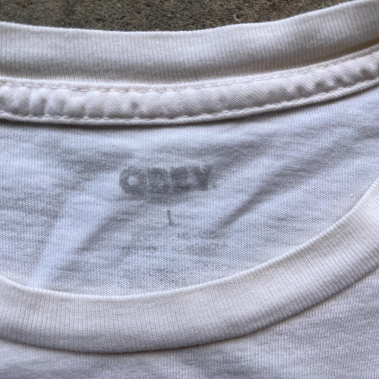 Obey Obey worldwide rose graphic T-shirt. Size US L / EU 52-54 / 3 - 3 Thumbnail