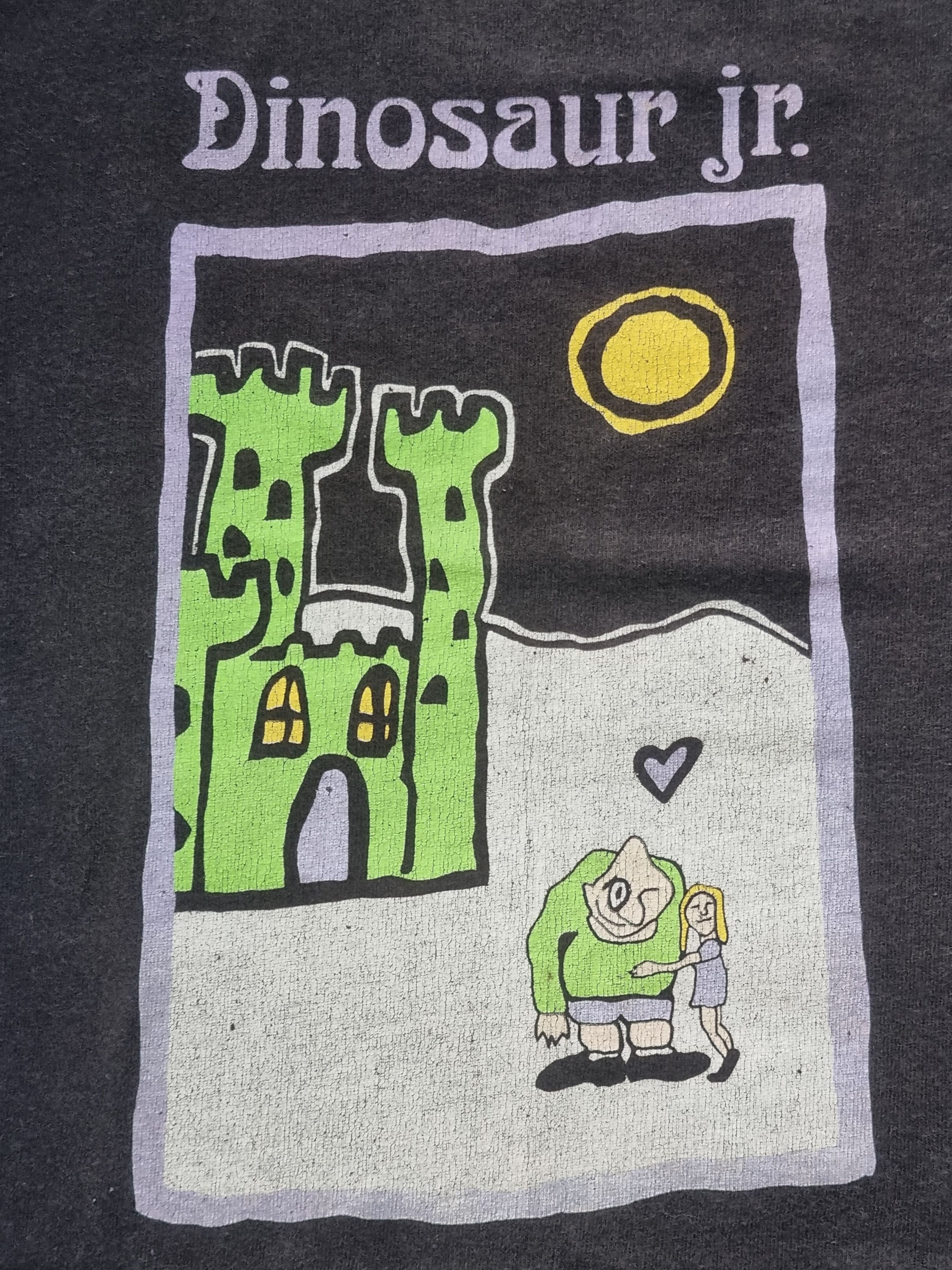Band Tees × Fruit Of The Loom × Vintage Dinasour Jr 1993 Little Fury Things Castle Y Shirt Size US L / EU 52-54 / 3 - 8 Thumbnail