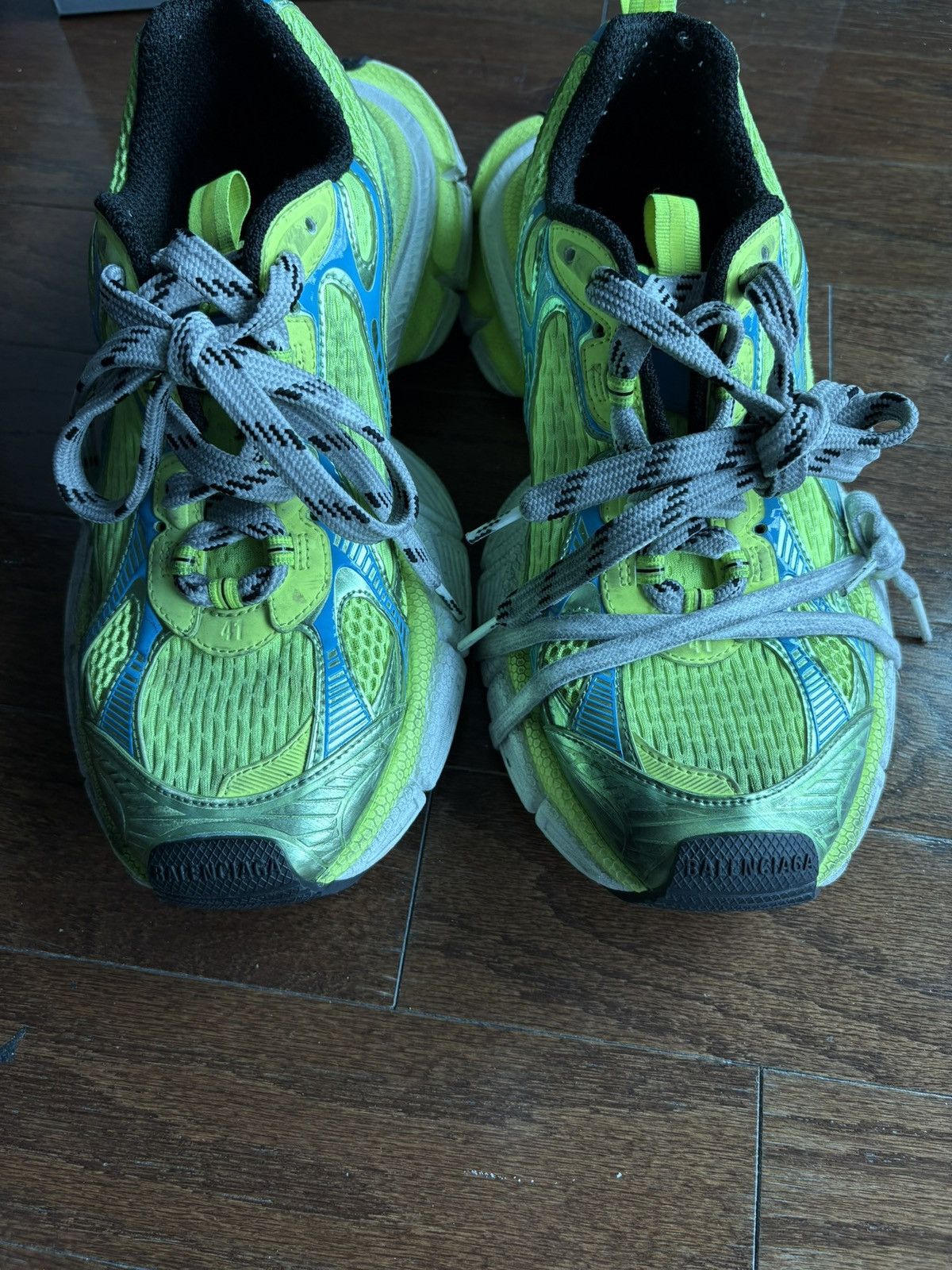 Balenciaga Balenciaga 3XL Green Yellow Blue Sneaker Size US 8 / EU 41 - 7 Thumbnail