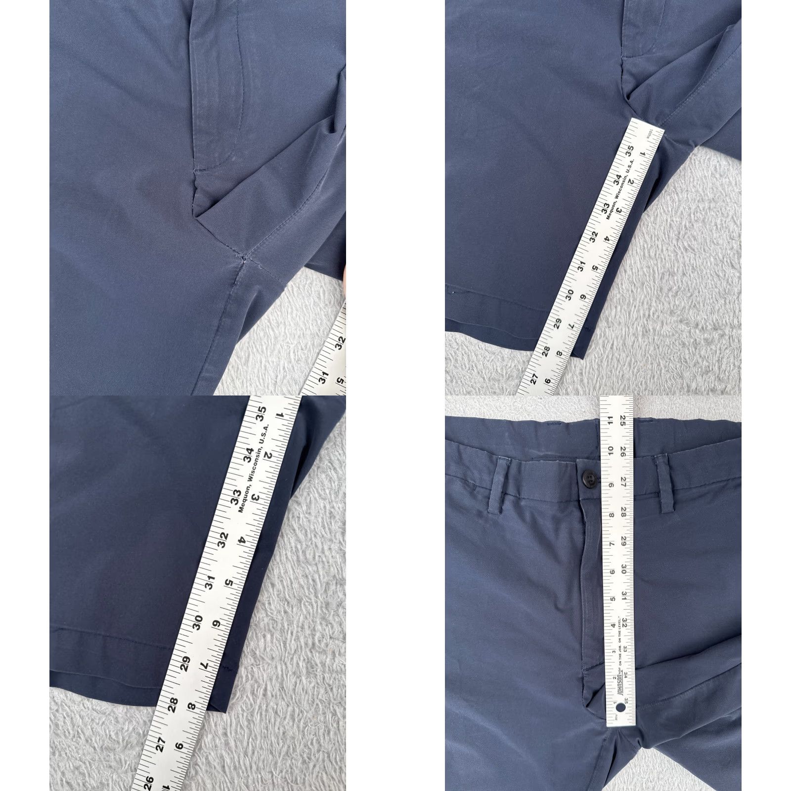 Polo Ralph Lauren Polo Ralph Lauren Shorts Men 40 Blue Chino Zip Fly 100% Polyester Golf READ ME Polo Ralph Lauren Shorts Size US L / EU 52-54 / 3 - 8 Thumbnail