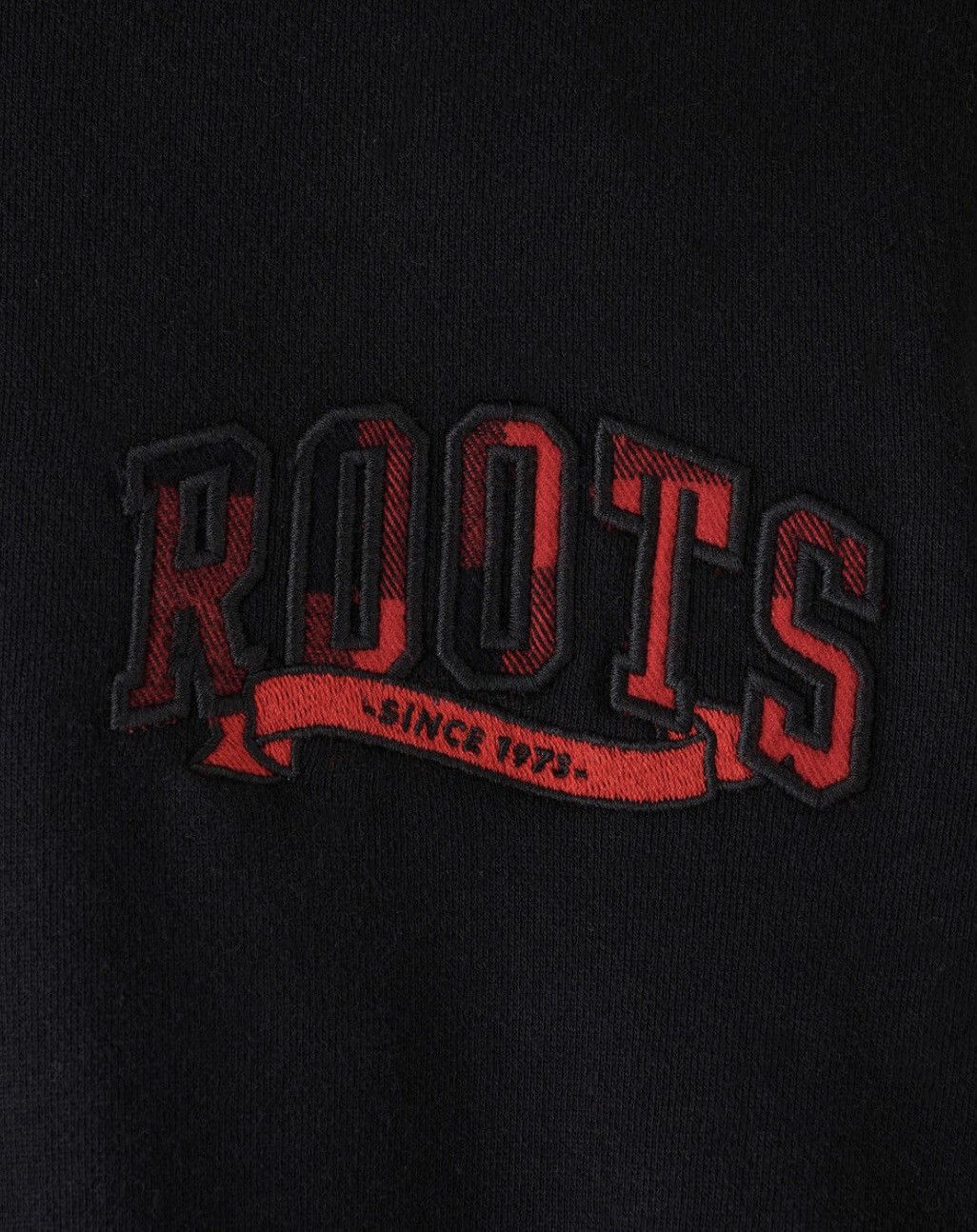 Roots ROOTS Plaid Applique Zip Stein - Black Size US L / EU 52-54 / 3 - 4 Thumbnail