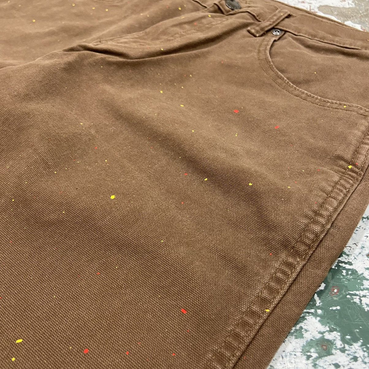 Dickies Dickies Paint Splatter Brown Work Pants Size US 32 / EU 48 - 5 Thumbnail