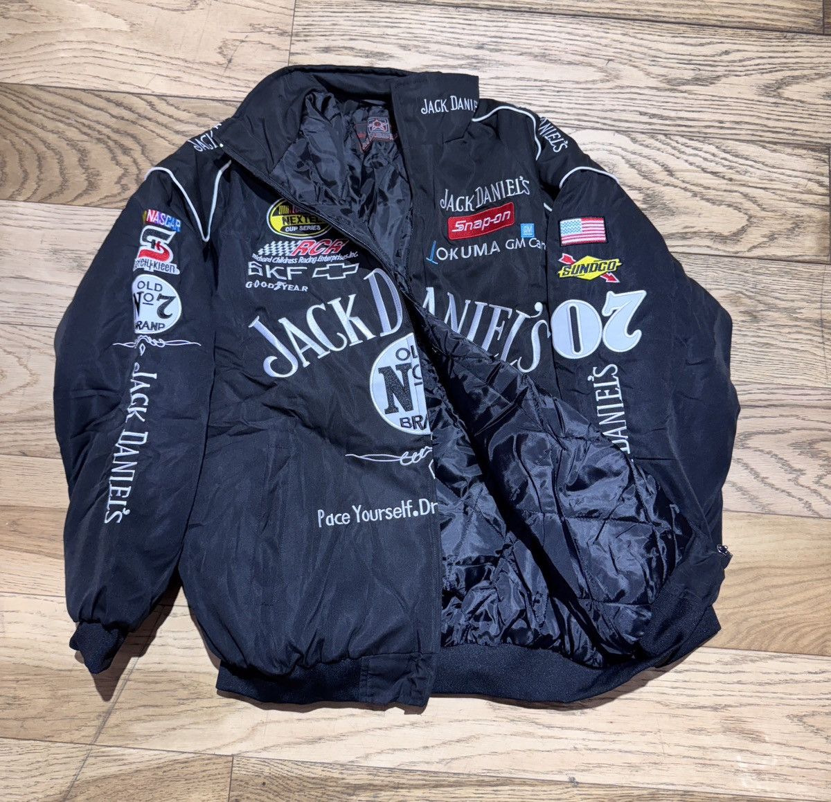 NASCAR × Vintage Embroidered NASCAR bomber jacket Porsche size L Size US L / EU 52-54 / 3 - 3 Thumbnail