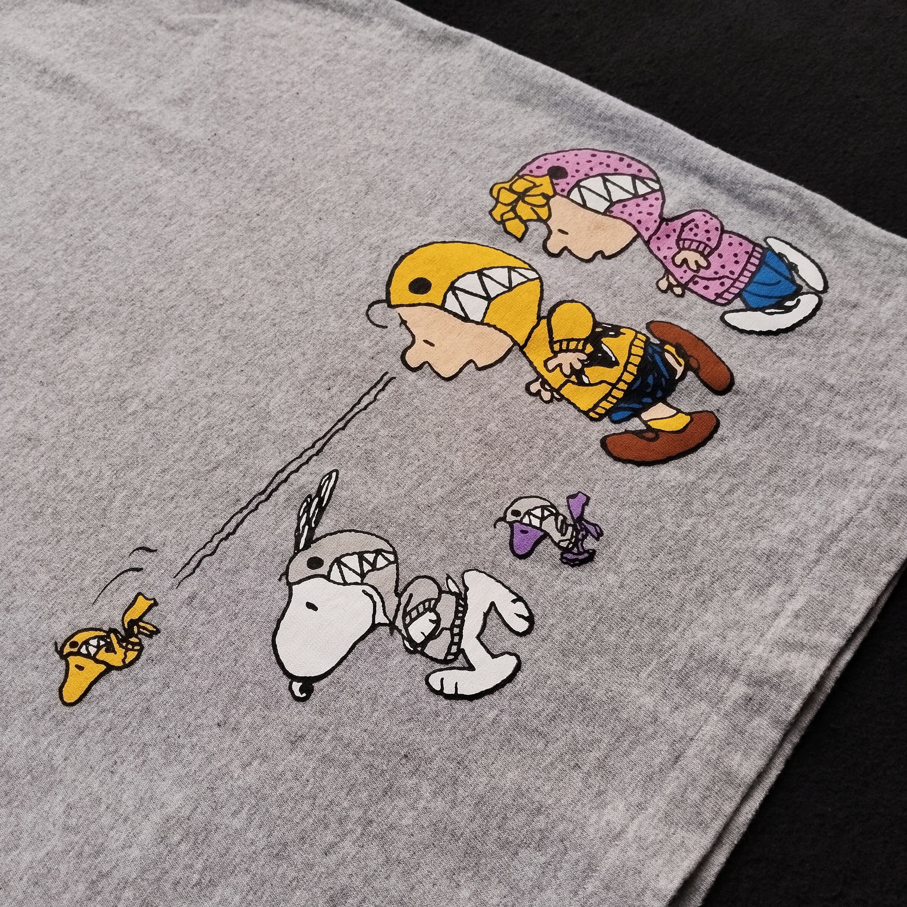 Bape 2014 Bape x Peanuts Shark Snoopy Friends Tee Size US S / EU 44-46 / 1 - 3 Thumbnail