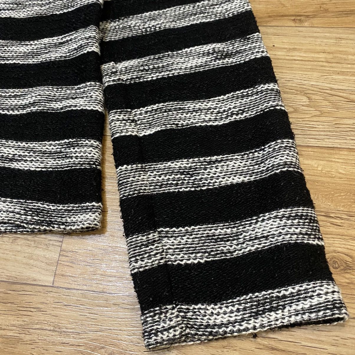 Japanese Brand 2000s In The Attic Homme Crut Cobain Style Stripe Knit LS Size US L / EU 52-54 / 3 - 4 Thumbnail