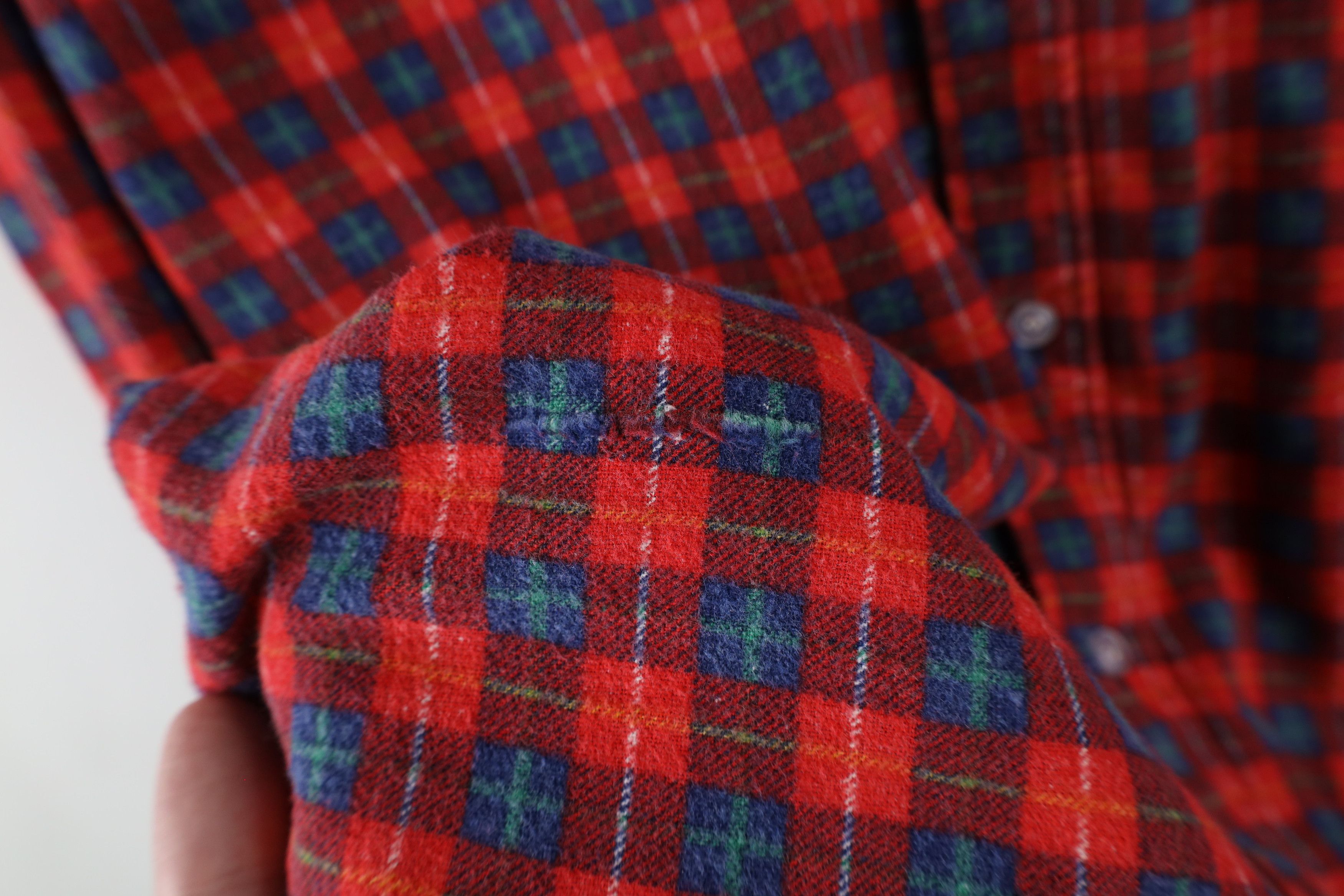 Vintage Vintage 70s Streetwear Collared Button Shirt Plaid USA Size US M / EU 48-50 / 2 - 6 Thumbnail