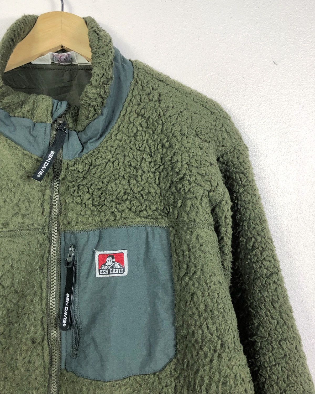 Ben Davis Rare Ben Davis Zipper Fleece Jacket Size US L / EU 52-54 / 3 - 3 Thumbnail