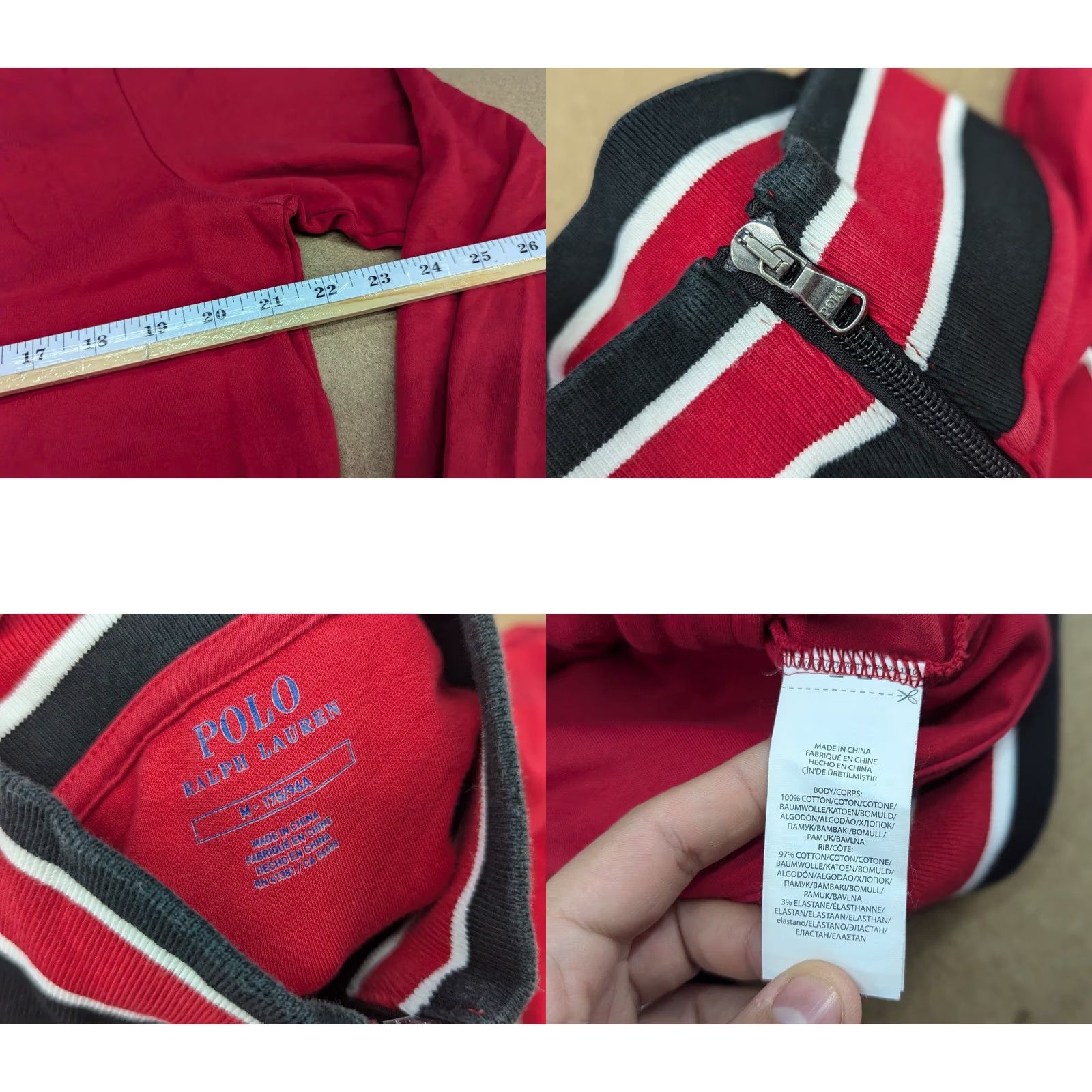 Ralph Lauren Polo Ralph Lauren Mens Jacket Size M Stadium P-Wing Red Size US M / EU 48-50 / 2 - 8 Thumbnail