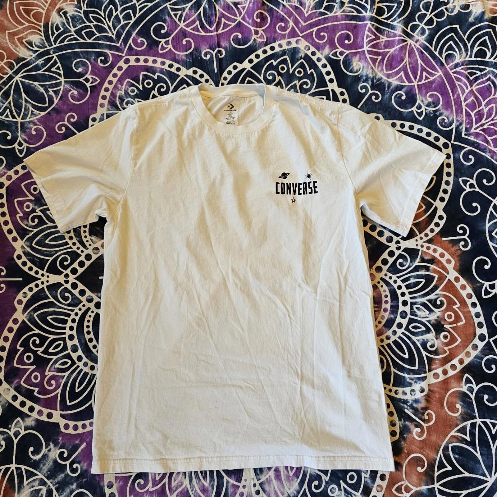 Converse Converse Black and White Tshirt Size US L / EU 52-54 / 3 - 1 Thumbnail