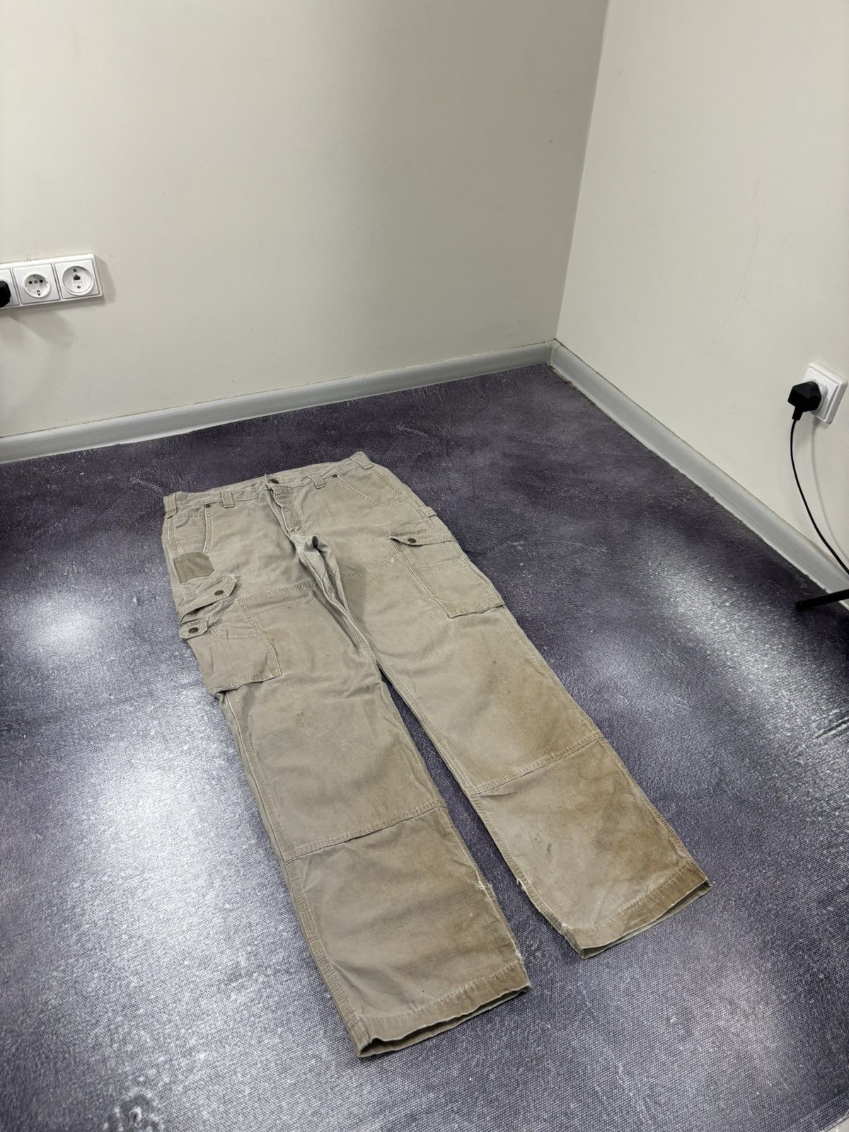 Carhartt Vintage Carhartt Y2K Relaxed Fit Work Hype Baggy Cargo Pants Size US 34 / EU 50 - 9 Thumbnail