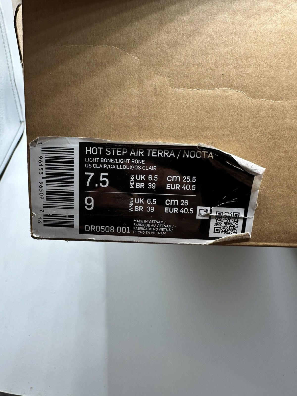 Nike Nike Hot Step Air Terra X NOCTA “Distant Regards Collection” Size US 7.5 / EU 40-41 - 7 Thumbnail