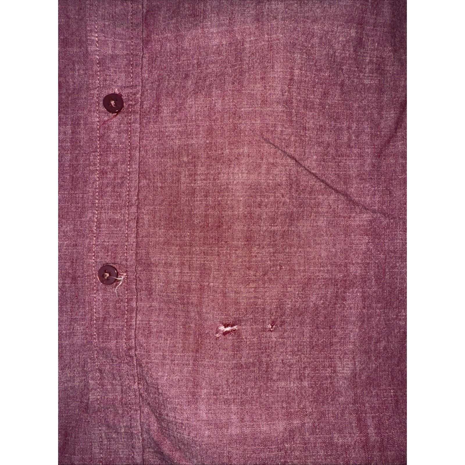 Hurley × Vintage Hurley Short Sleeved Chambray Shirt Red 2XL 24x30 Size US XXL / EU 58 / 5 - 2 Thumbnail