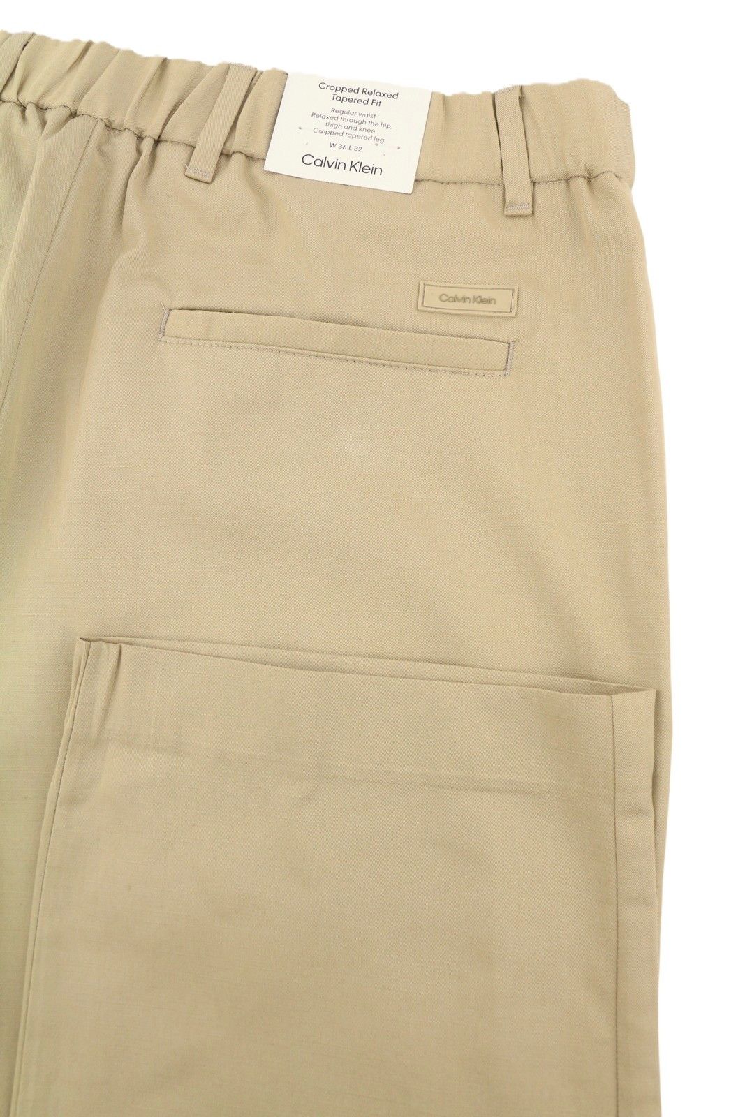 Calvin Klein PIECE DYED TENCEL W36/L32 Relaxed Trousers 87460 Size US 36 / EU 52 - 5 Thumbnail