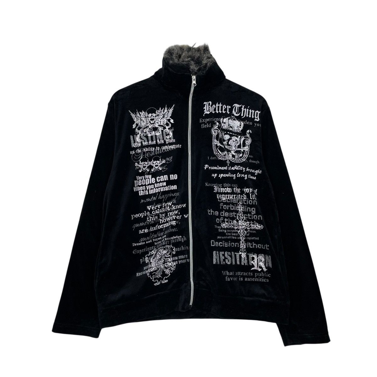 Japanese Brand Beaumont Carr Poem Zipper Jacket Size US M / EU 48-50 / 2 - 1 Thumbnail