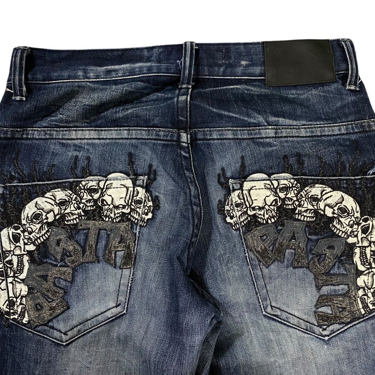If Six Was Nine × Japanese Brand × Le Grande Bleu (L.G.B.) Pasta Denim Distressed Size 32 Blue Black Colour Size US 32 / EU 48 - 11 Thumbnail
