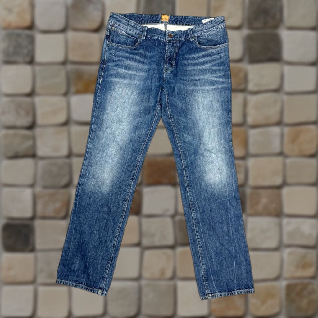 Hugo Boss Hugo Boss Orange 63 Slim Fit Jeans Mens 36 Blue Denim Cotton Straight Leg 33x31 Jeans City Preppy Mens Slim Urban Classic Shirt Size US 36 / EU 52 - 1 Thumbnail