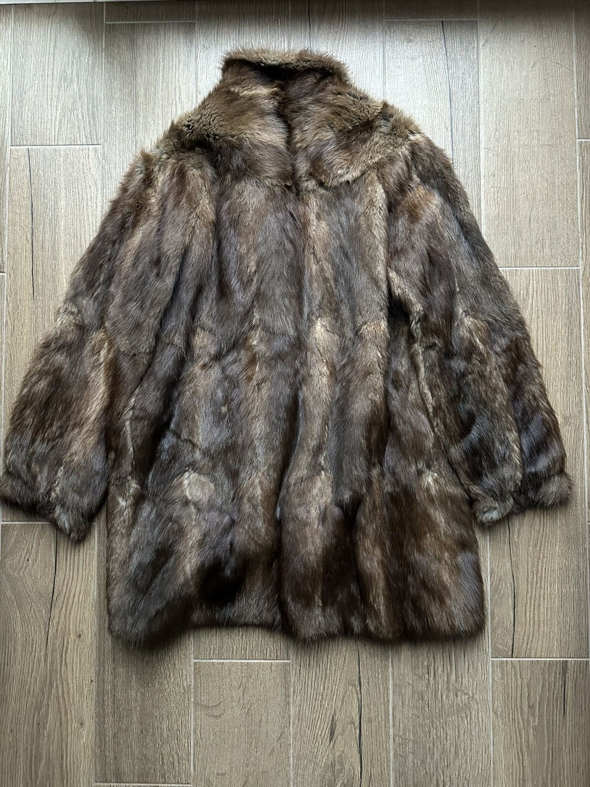 Vintage Genuine Real Mink Fur Coat Y2k Vintage Retro Size M / US 6-8 / IT 42-44 - 8 Thumbnail